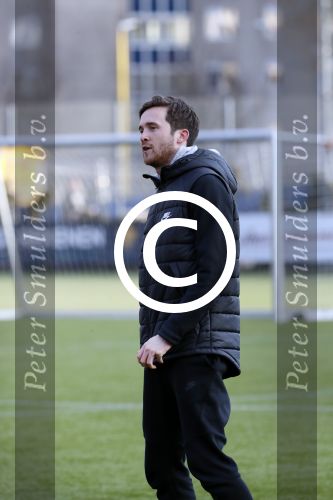 Amsterdam 7 maart 2017
Justin Swart als trainer bij de jeugd van AFC