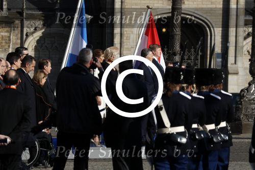 Amsterdam, 27 Maart 2017
Koning Willem Alexander Koningin Maxima Juliana Awada en President Mauricio Macri van Argentinie