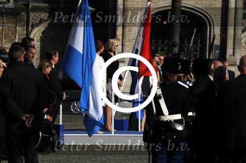 Amsterdam, 27 Maart 2017
Koning Willem Alexander Koningin Maxima Juliana Awada en President Mauricio Macri van Argentinie