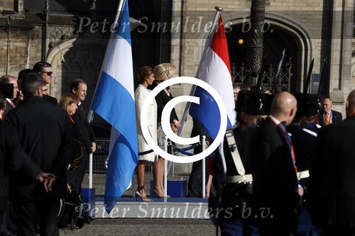 Amsterdam, 27 Maart 2017
Koning Willem Alexander Koningin Maxima Juliana Awada en President Mauricio Macri van Argentinie