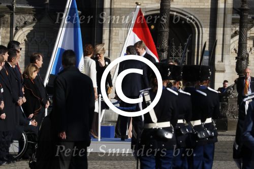 Amsterdam, 27 Maart 2017
Staatsbezoek Koning Willem Alexander Koningin Maxima Juliana Awada en President Mauricio Macri van Argentinie