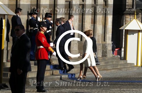 Amsterdam, 27 Maart 2017
Staatsbezoek Koning Willem Alexander Koningin Maxima Juliana Awada en President Mauricio Macri van Argentinie