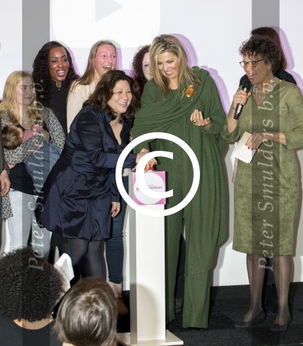 Amsterdam 8 maart 2017
Koningin Maxima bij event stichting single supermom in Amsterdam.