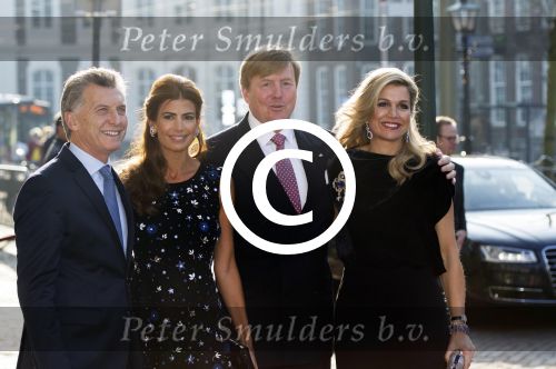 Den Haag Amsterdam 27- 30 maart 2017
Koning Willem Alexander en Koningin Maxima ontvangen de president van Argentinie Mauricio Macri en zijn vrouw Juliana Awada