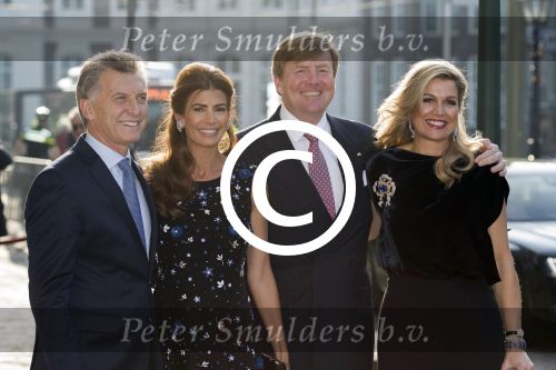 Den Haag Amsterdam 27- 30 maart 2017
Koning Willem Alexander en Koningin Maxima ontvangen de president van Argentinie Mauricio Macri en zijn vrouw Juliana Awada