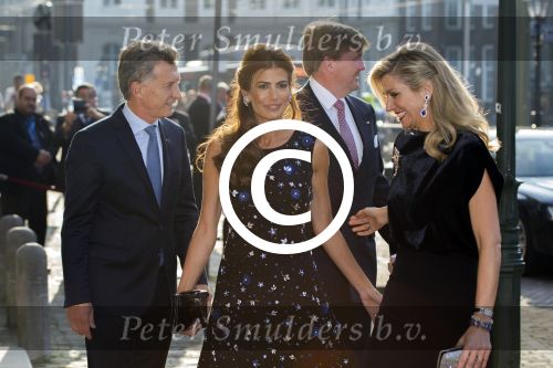 Den Haag Amsterdam 27- 30 maart 2017
Koning Willem Alexander en Koningin Maxima ontvangen de president van Argentinie Mauricio Macri en zijn vrouw Juliana Awada