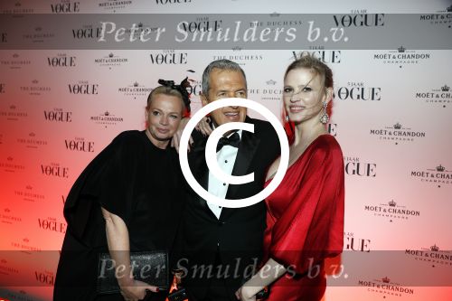 Amsterdam 9 maart 2017 
5 njaar Voque. Feest / diner in rijksmuseum en feest in the Duchess. Karin Swerink Mario Testino en Lara Stone