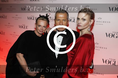 Amsterdam 9 maart 2017 
5 njaar Voque. Feest / diner in rijksmuseum en feest in the Duchess. Karin Swerink Mario Testino en Lara Stone