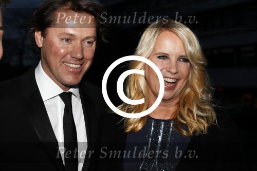Hilversum 6 maart 2017
Uitreiking Buma awards in studio 21. Linda de Mol met Jeroen Rietbergen en zoon Julian Vahle