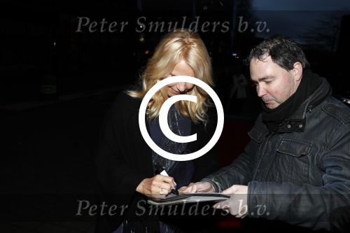 Hilversum 6 maart 2017
Uitreiking Buma awards in studio 21. Linda de Mol met Jeroen Rietbergen en zoon Julian Vahle