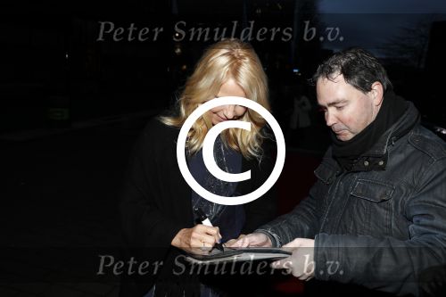 Hilversum 6 maart 2017
Uitreiking Buma awards in studio 21. Linda de Mol met Jeroen Rietbergen en zoon Julian Vahle