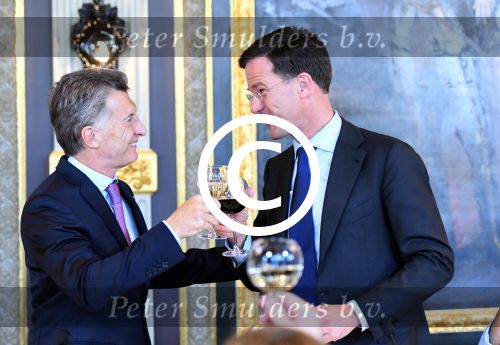 Den Haag Amsterdam 27- 30 maart 2017
Koning Willem Alexander en Koningin Maxima ontvangen de president van Argentinie Mauricio Macri en zijn vrouw Juliana Awada. Mark Rutte