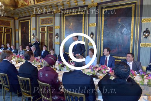 Den Haag Amsterdam 27- 30 maart 2017
Koning Willem Alexander en Koningin Maxima ontvangen de president van Argentinie Mauricio Macri en zijn vrouw Juliana Awada. Mark Rutte