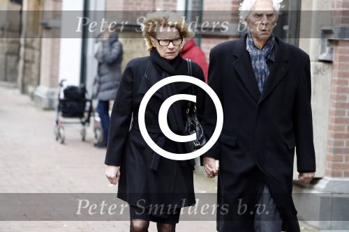 Amsterdam 9 maart 2017
Martine Bijl en Berend Boudewijn kwamen naar de afscheidsdienst van Guus Verstraete in het nieuwe de la mar.
