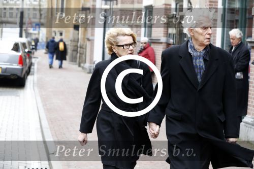 Amsterdam 9 maart 2017
Martine Bijl en Berend Boudewijn kwamen naar de afscheidsdienst van Guus Verstraete in het nieuwe de la mar.