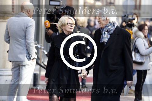 Amsterdam 9 maart 2017
Martine Bijl en Berend Boudewijn kwamen naar de afscheidsdienst van Guus Verstraete in het nieuwe de la mar.