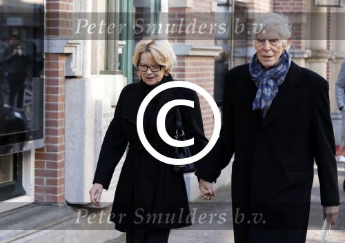 Amsterdam 9 maart 2017
Martine Bijl en Berend Boudewijn kwamen naar de afscheidsdienst van Guus Verstraete in het nieuwe de la mar.
