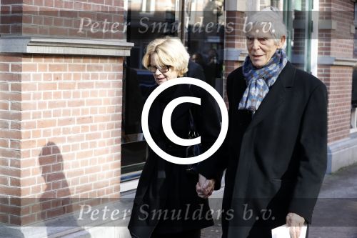 Amsterdam 9 maart 2017
Martine Bijl en Berend Boudewijn kwamen naar de afscheidsdienst van Guus Verstraete in het nieuwe de la mar.