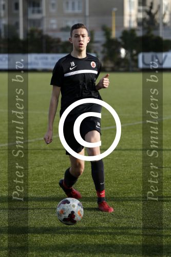 Amsterdam 30 maart 2017
Maxim Gullit en Ruben Kluivert tijdens training bij AFC.