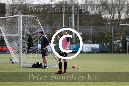 Amsterdam 30 maart 2017
Maxim Gullit en Ruben Kluivert tijdens training bij AFC.