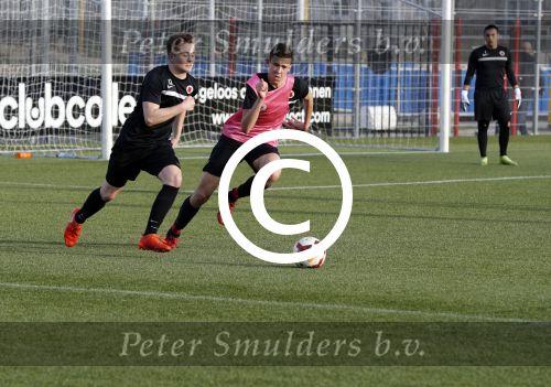 Amsterdam 30 maart 2017
Maxim Gullit en Ruben Kluivert tijdens training bij AFC.