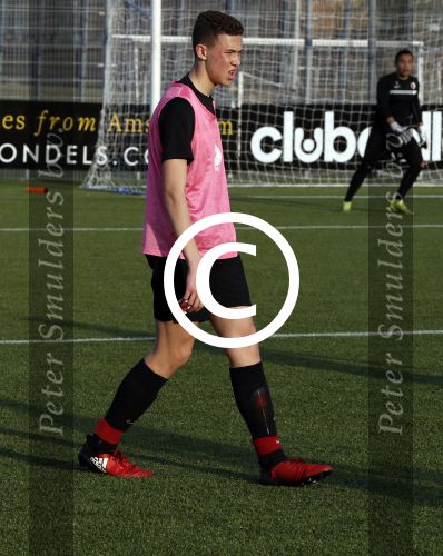 Amsterdam 30 maart 2017
Maxim Gullit en Ruben Kluivert tijdens training bij AFC.