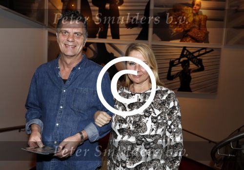 Amsterdam 18 maart 2017 
Premiere Gare de Lyon in het nieuwe de la mar theater. Maya Vandenbroecke met partner