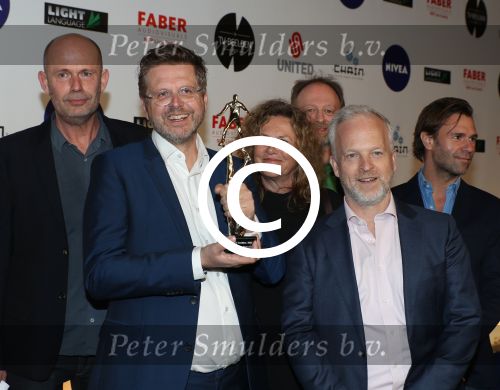 Amsterdam, 28 Maart 2017
Uitreiking TV-beelden 2017
De winnaar beste regie voor een dramaserie Norbert ter Hall, Aâ€™dam â€“ E.V.A.