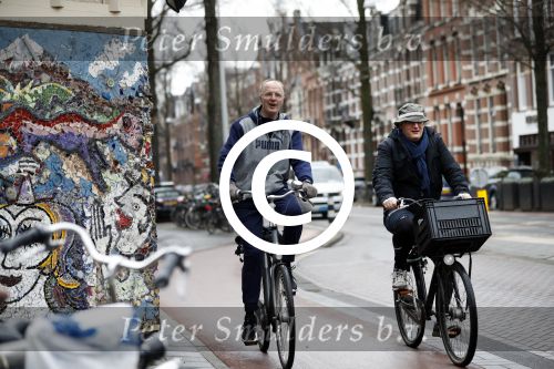 Amsterdam 4 maart 2017 
Oud bokskampioen Pedro v raamsdonk met een kennis