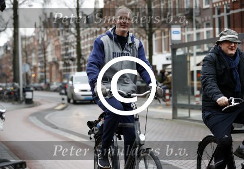 Amsterdam 4 maart 2017 
Oud bokskampioen Pedro v raamsdonk met een kennis