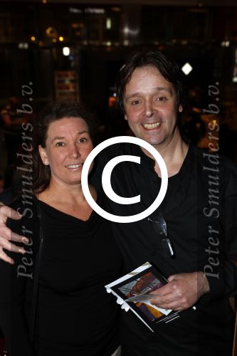 Amsterdam 18 maart 2017 
Premiere Gare de Lyon in het nieuwe de la mar theater. Peter Lusse met zijn vrouw