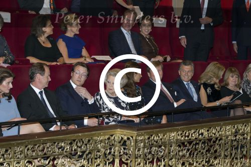 Den Haag Amsterdam 27- 30 maart 2017
Koning Willem Alexander en Koningin Maxima ontvangen de president van Argentinie Mauricio Macri en zijn vrouw Juliana Awada. Prinses Beatrix