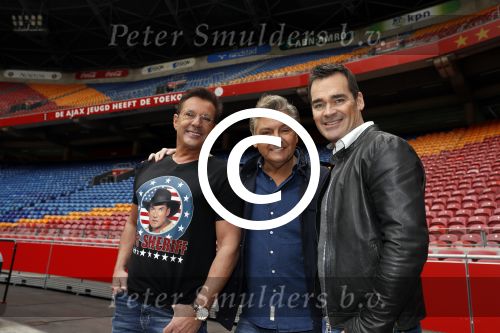 Amsterdam 22 maart 2017  
Presentatie real life soap toppers in de arena met Rene Froger Jeroen v d Boom en Gerard Joling.
SBS6 gaat de soap uitzenden