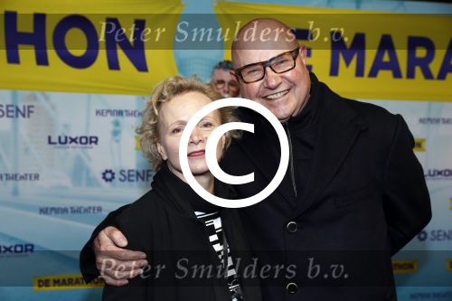 Rotterdam 19 maart 2017
Premiere Marathon in het nieuwe Luxor. Renne Soutendijk met haar man Thed Lenssen