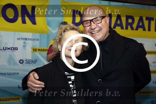 Rotterdam 19 maart 2017
Premiere Marathon in het nieuwe Luxor. Renne Soutendijk met haar man Thed Lenssen