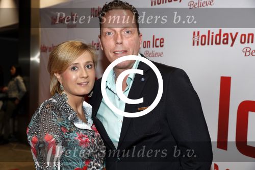 Utrecht 23 maart 2017
Premiere Holiday on ice in de jaarbeurs met Maxim en Rene Froger. Rob Geus met vrouw