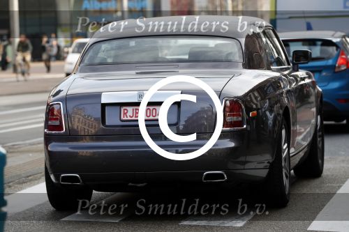 Amsterdam 23 maart 2017  
Ronnie Rosenbaum in zijn Rolls Royce in amsterdam zuid