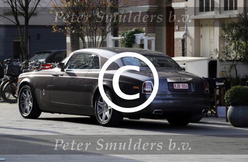 Amsterdam 23 maart 2017  
Ronnie Rosenbaum in zijn Rolls Royce in amsterdam zuid