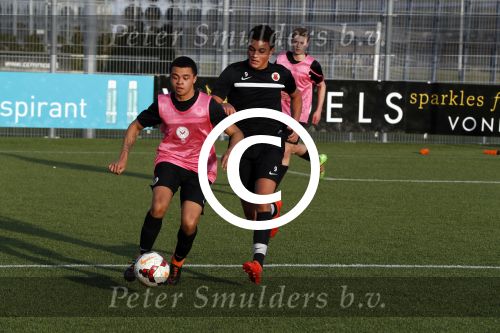 Amsterdam 30 maart 2017
Maxim Gullit en Ruben Kluivert tijdens training bij AFC.
