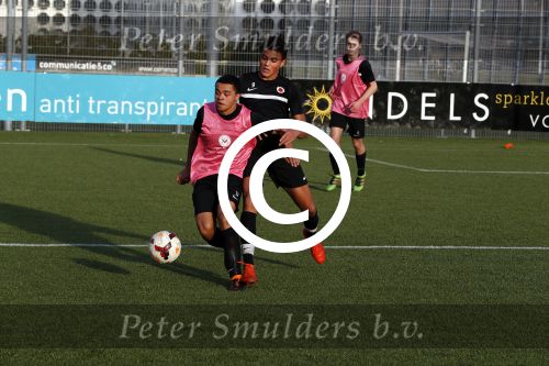 Amsterdam 30 maart 2017
Maxim Gullit en Ruben Kluivert tijdens training bij AFC.