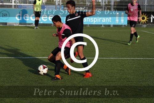 Amsterdam 30 maart 2017
Maxim Gullit en Ruben Kluivert tijdens training bij AFC.