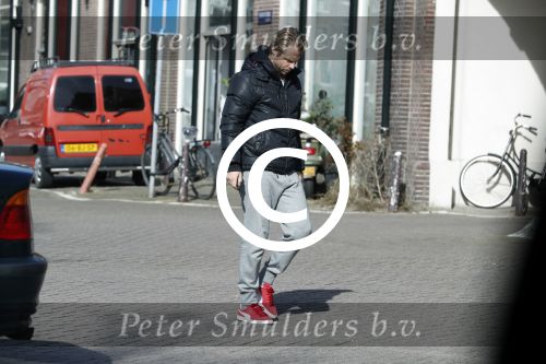 Amsterdam 15 maart 2017 
Thijs Romer op straat in Amsterdam