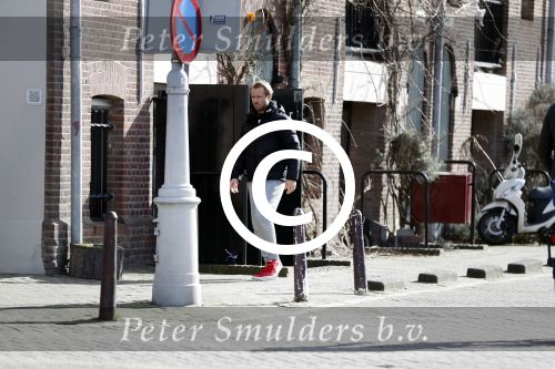 Amsterdam 15 maart 2017 
Thijs Romer op straat in Amsterdam