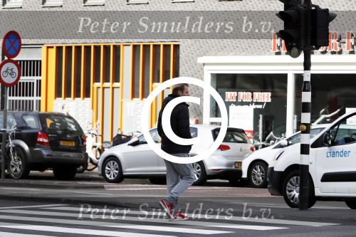 Amsterdam 15 maart 2017 
Thijs Romer op straat in Amsterdam