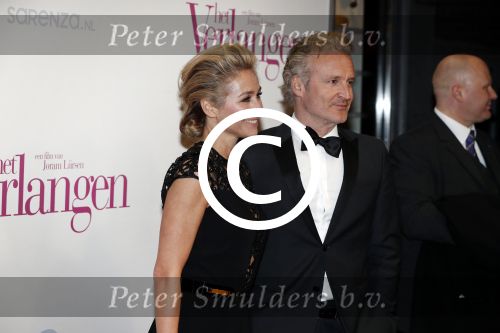Amsterdam 13 maart 2017
Premiere het verlangen 
Wendy v Dijk met man Erland Galjaard