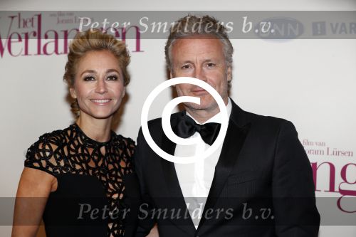 Amsterdam 13 maart 2017
Premiere het verlangen 
Wendy v Dijk met man Erland Galjaard