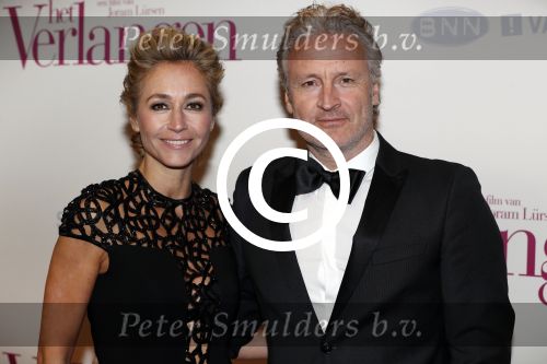 Amsterdam 13 maart 2017
Premiere het verlangen 
Wendy v Dijk met man Erland Galjaard