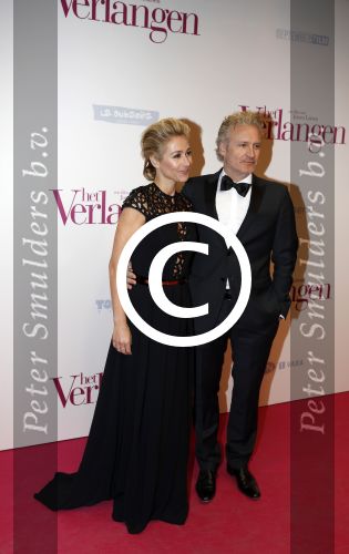 Amsterdam 13 maart 2017
Premiere het verlangen 
Wendy v Dijk met man Erland Galjaard