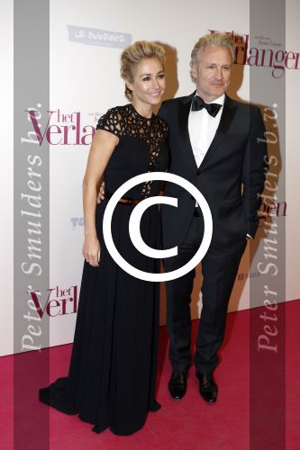 Amsterdam 13 maart 2017
Premiere het verlangen 
Wendy v Dijk met man Erland Galjaard