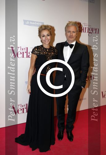 Amsterdam 13 maart 2017
Premiere het verlangen 
Wendy v Dijk met man Erland Galjaard